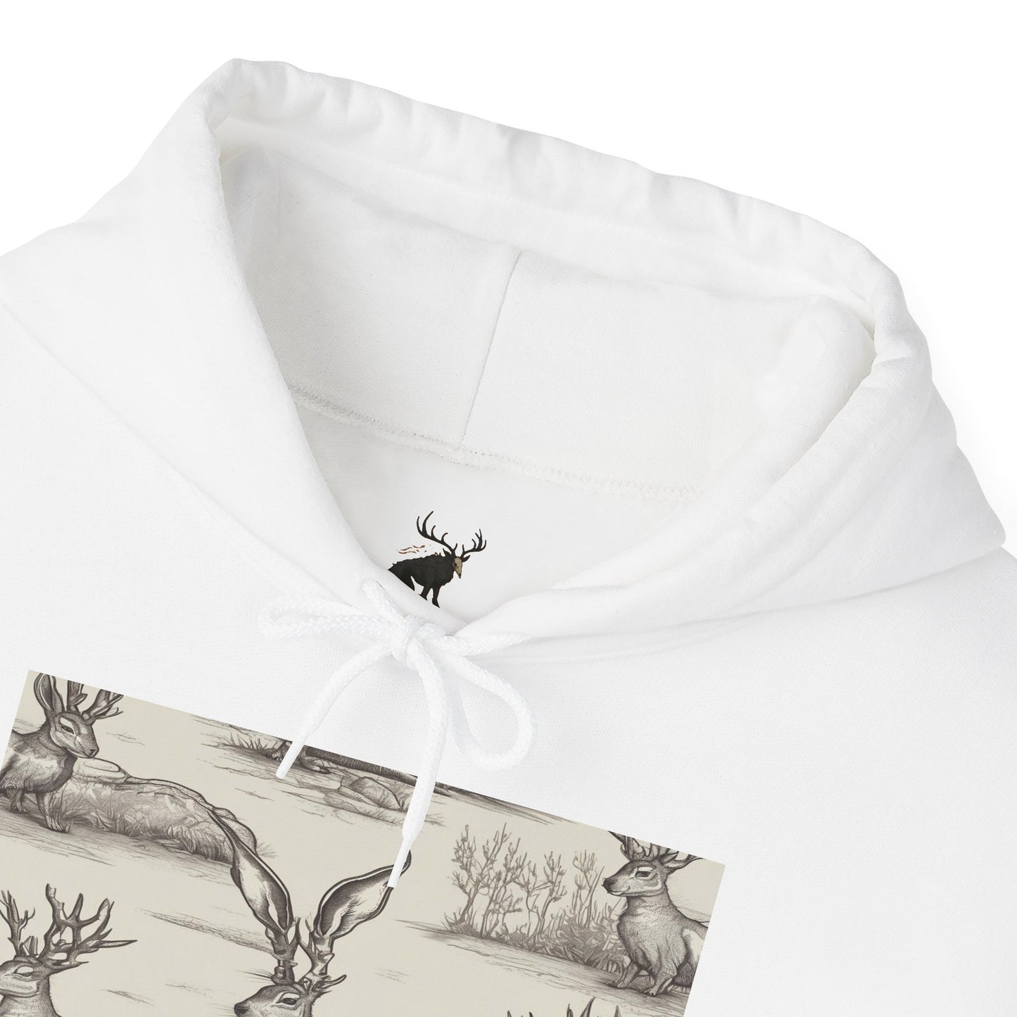 Mens Jackalope Hooded Sweatshirt