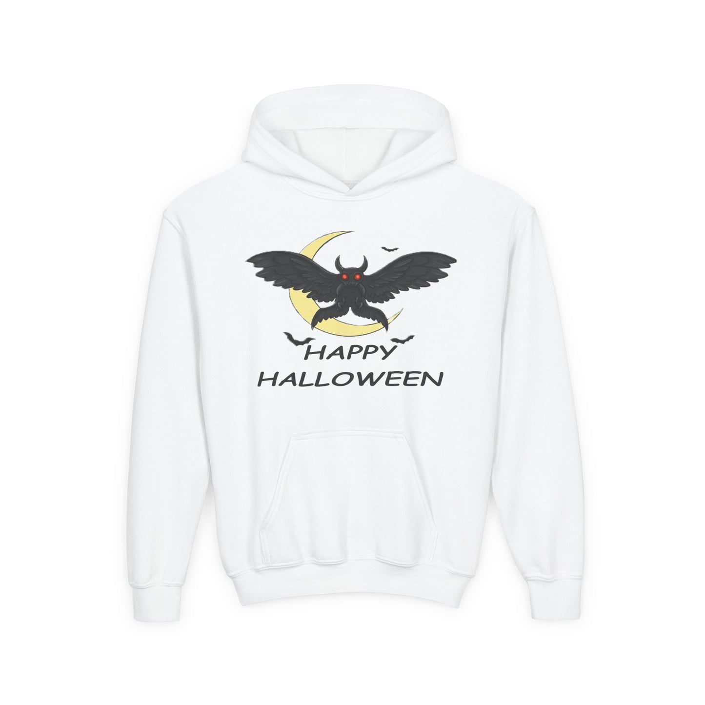 Mothman Halloween Youth Hoodie