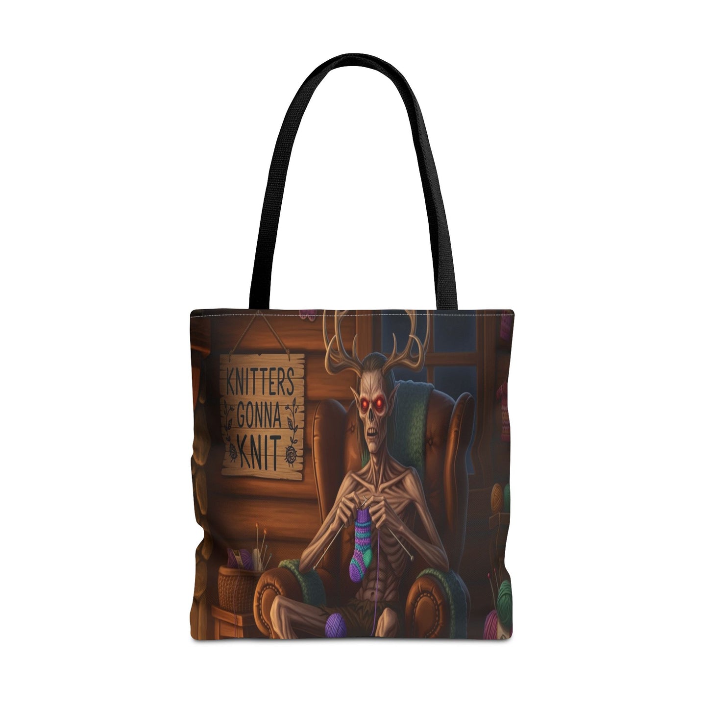 Knitters Gonna Knit Tote Bag