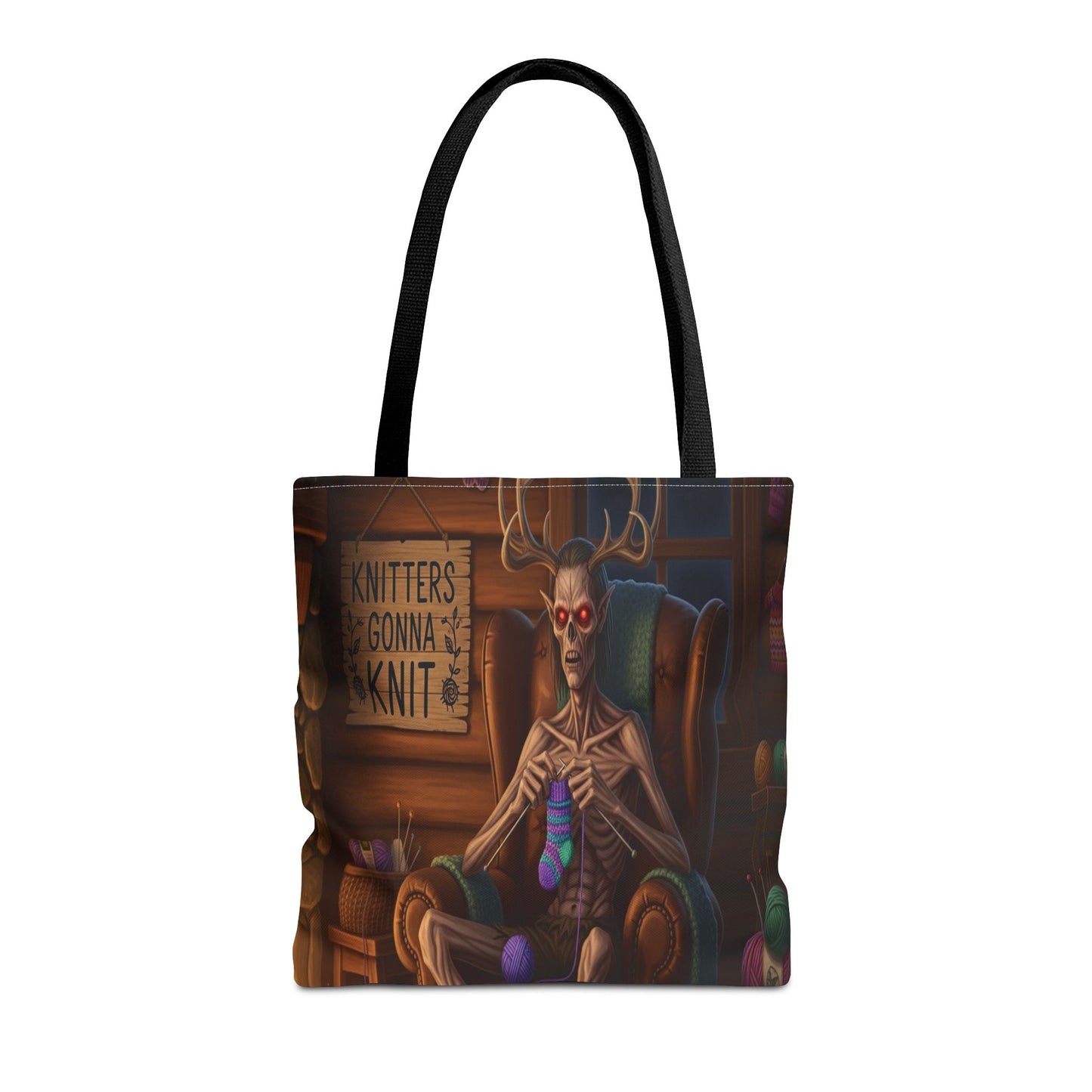 Knitters Gonna Knit Tote Bag
