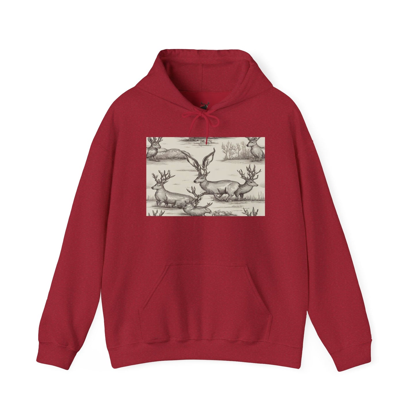 Womens Jackalope Hooded Sweatshirt