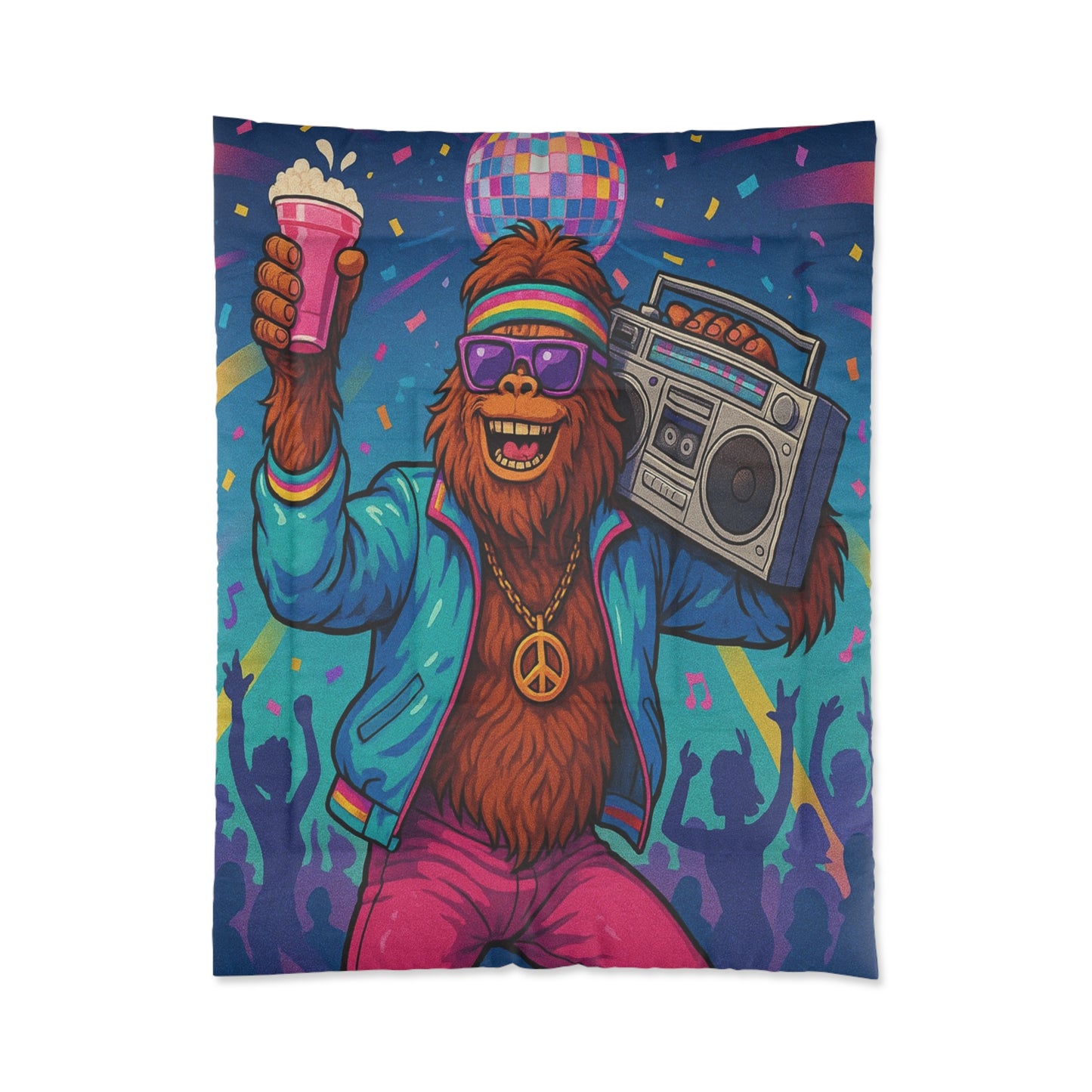 Disco Bigfoot Comforter