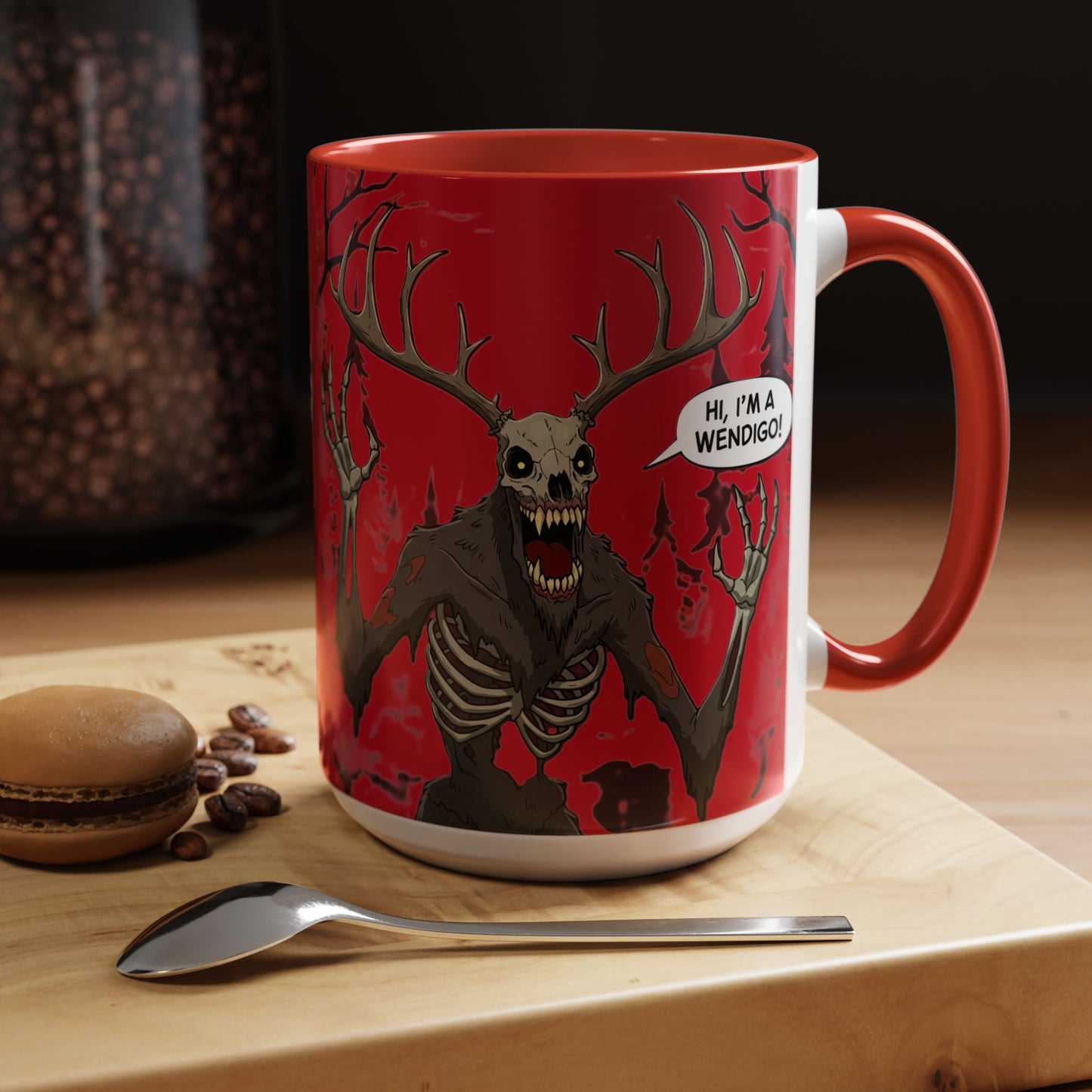 Red Wendigo Coffee Mug