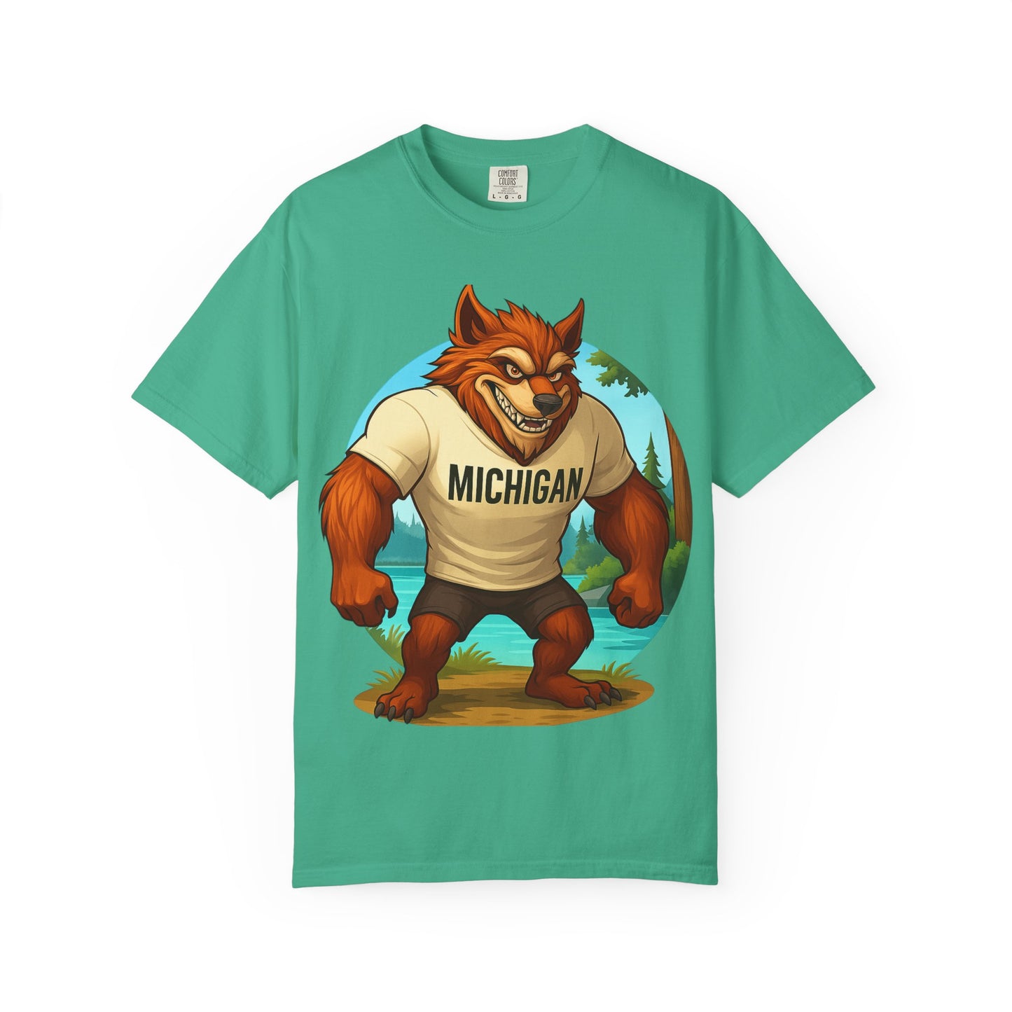 Womens Michigan Dogman Graphic T-Shirt