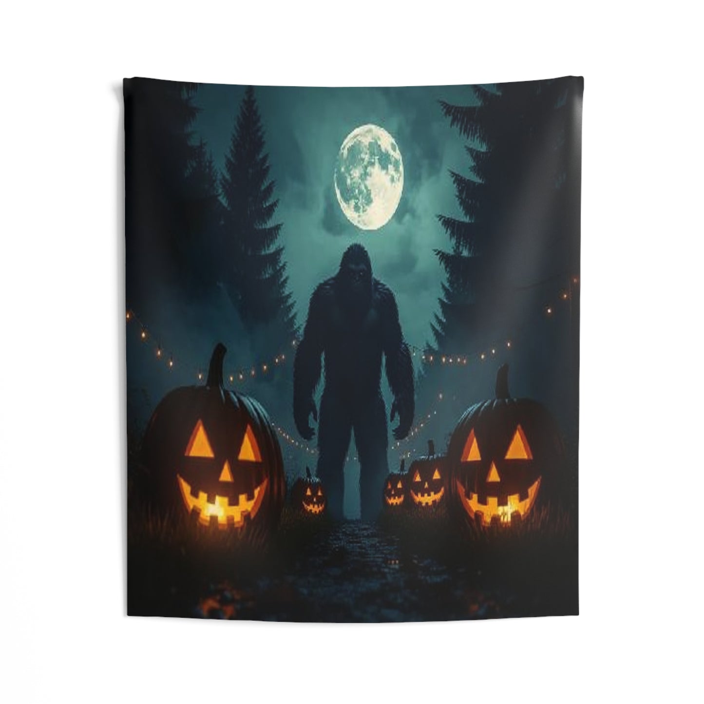 Bigfoot Halloween Tapestry