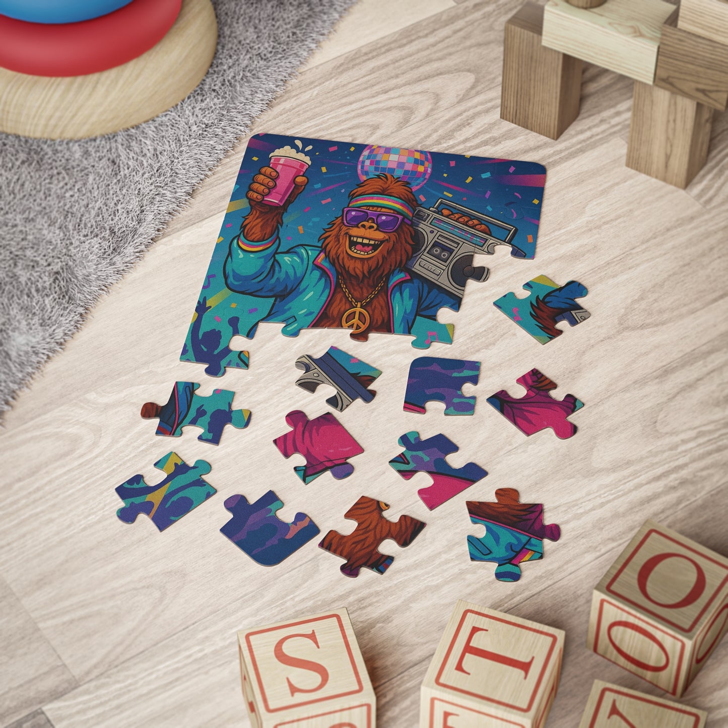 Disco Bigfoot Kids' Puzzle