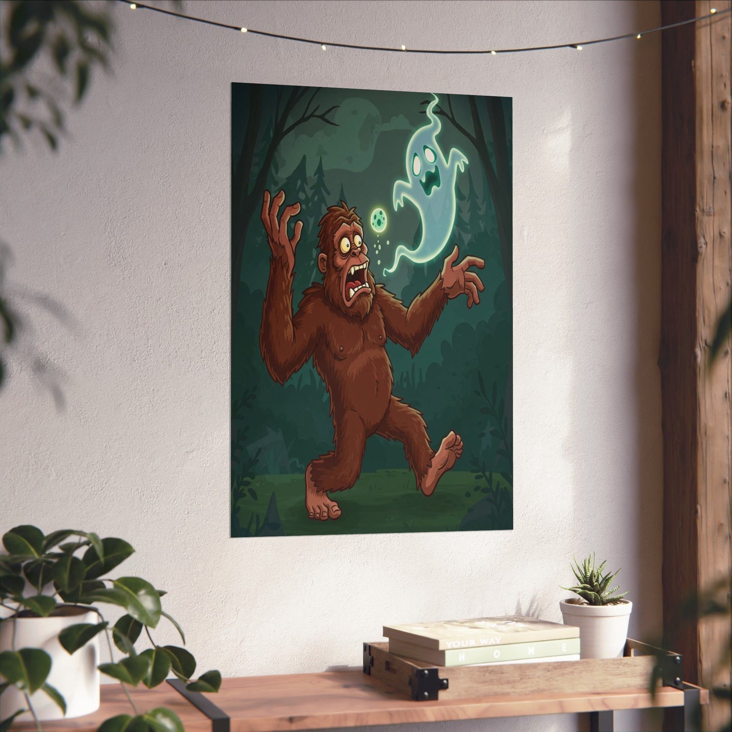 Bigfoot and Ghost Poster