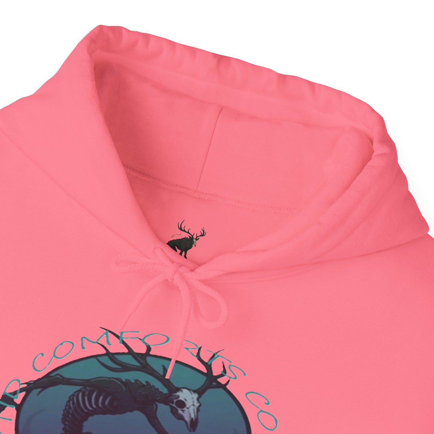 Womens Blue Wendigo Graphic Hoodie