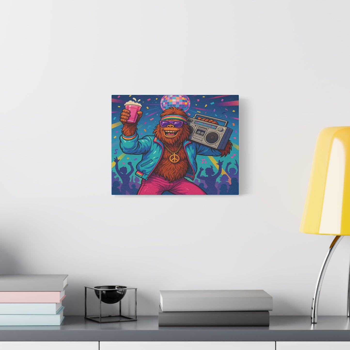 Disco Bigfoot Canvas