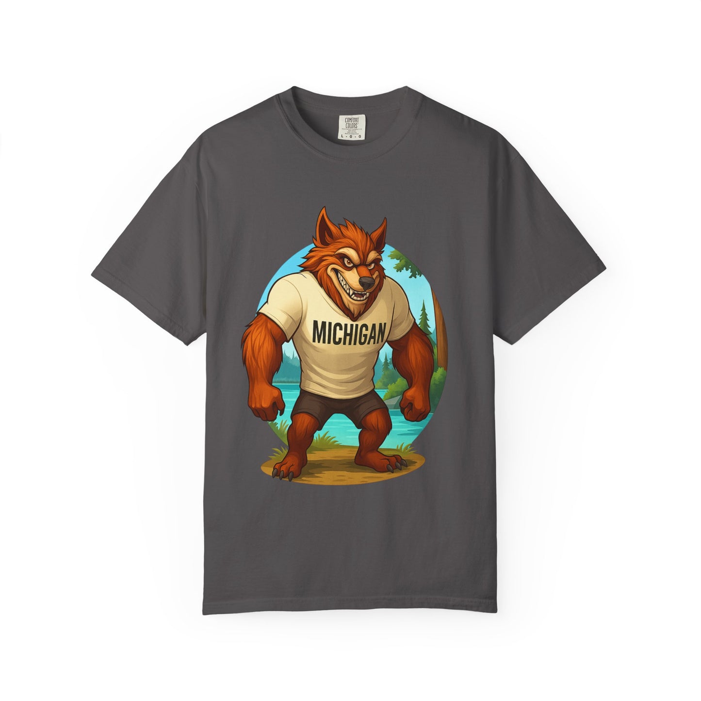 Mens Michigan Dogman Graphic T-Shirt