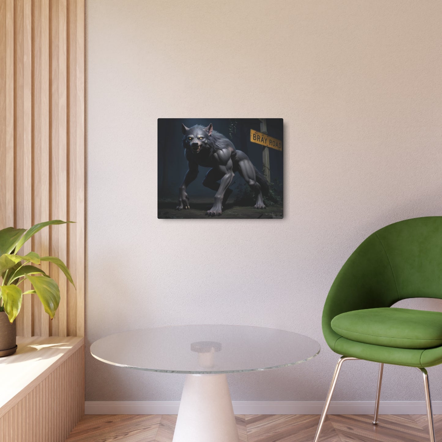 Beast of Bray Road Metal Sign