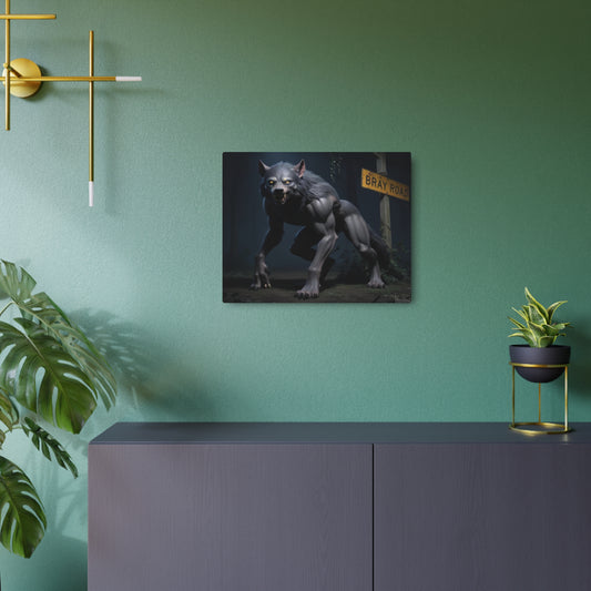 Beast of Bray Road Metal Sign