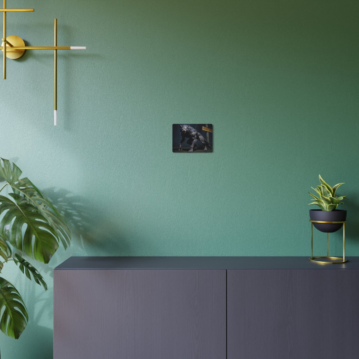 Beast of Bray Road Metal Sign