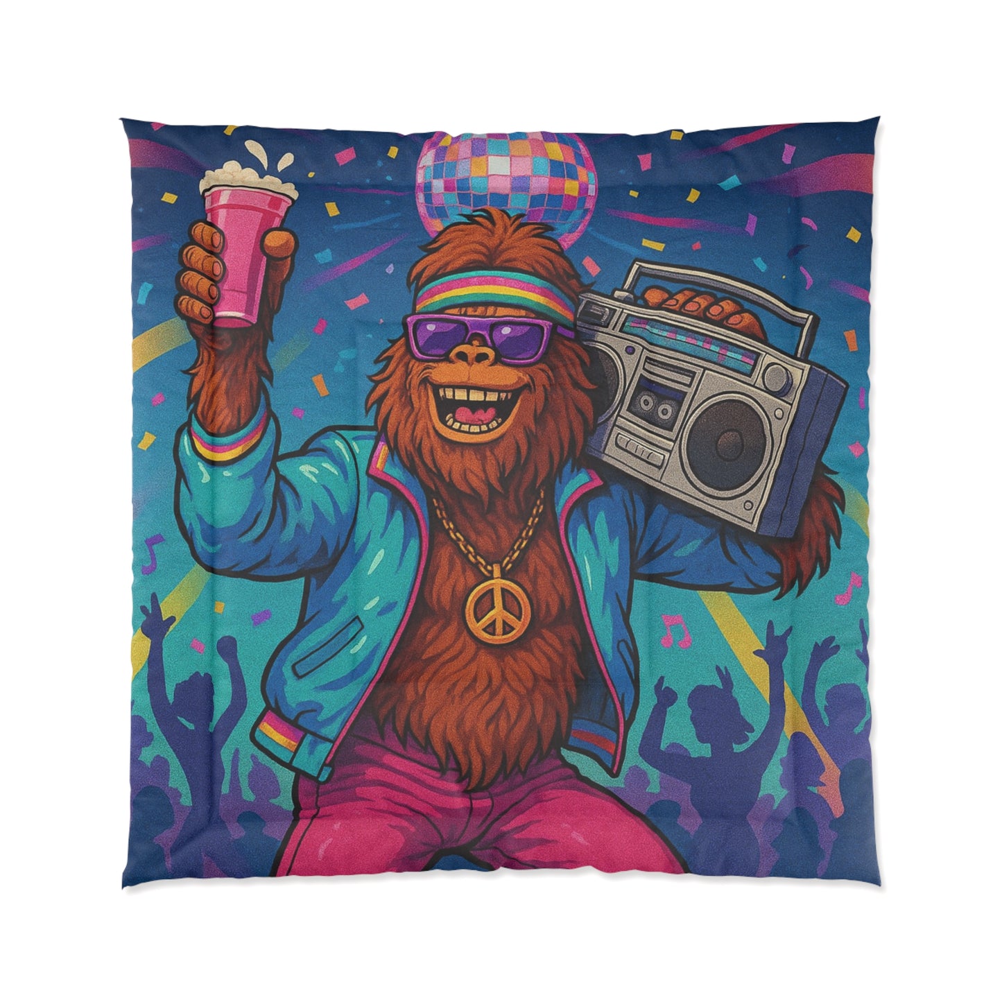 Disco Bigfoot Comforter