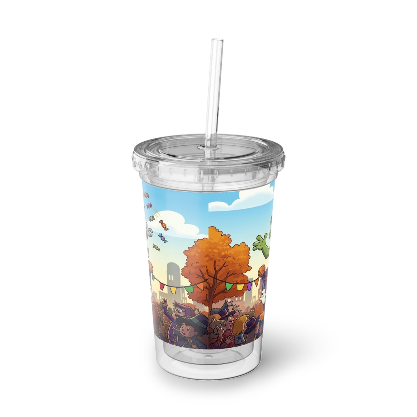 Halloween Parade Acrylic Cup