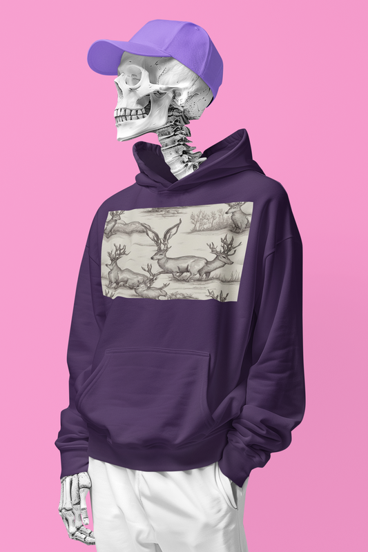 Womens Jackalope Hooded Sweatshirt