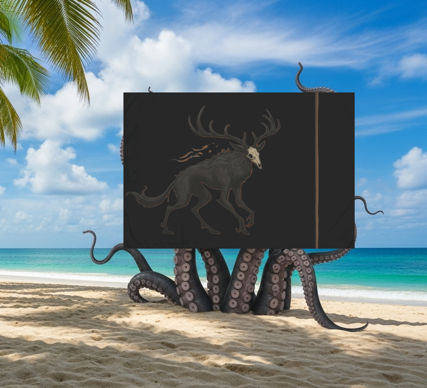 Dark Wendigo Towel