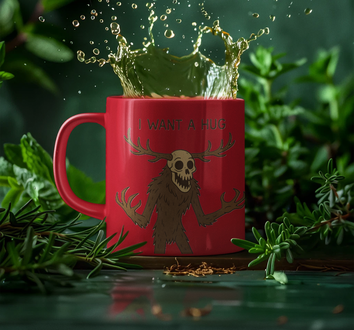 Wendigo Hug Color Morphing Mug