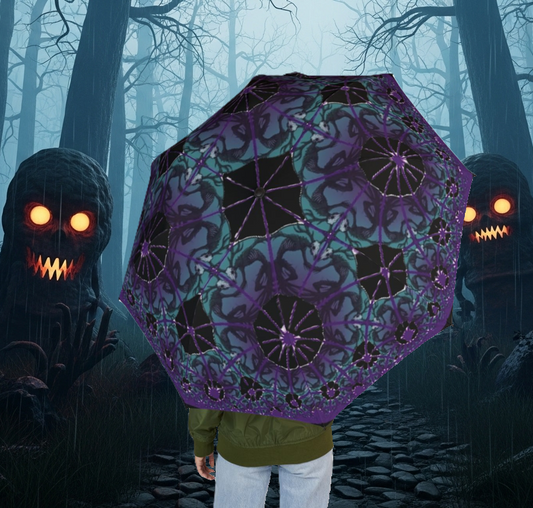 Kaleidoscope Wendigo Umbrella