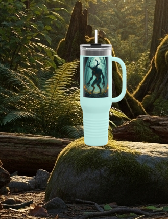 Dark Wendigo Travel Mug