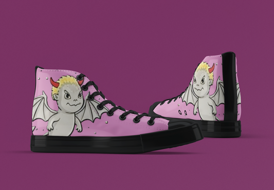 Women's  Baby Jersey Devil High Top Sneakers