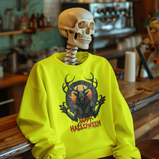 Mens Wendigo Halloween Long Sleeve Tee