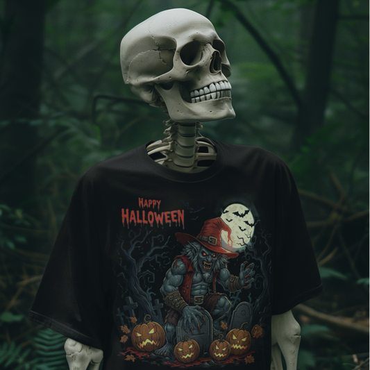 Mens Redcap Halloween Graphic T-Shirt