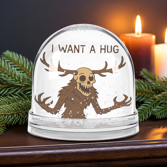 Wendigo Hug Snow Globe