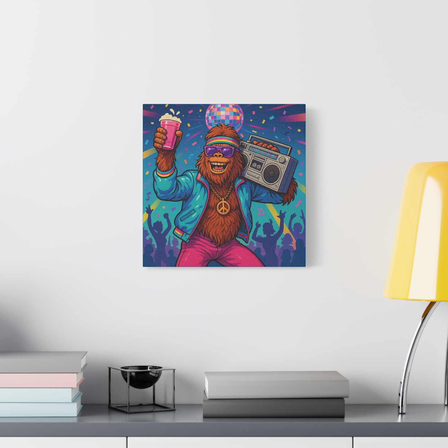 Disco Bigfoot Canvas