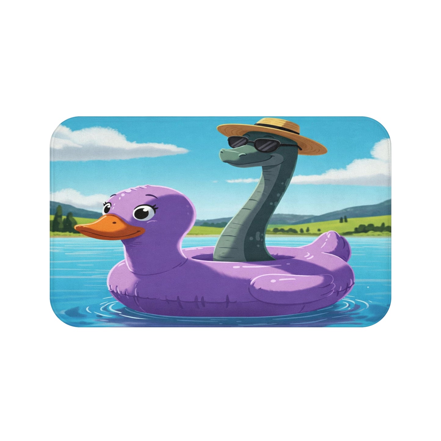 Nessie and Duck Bath Mat