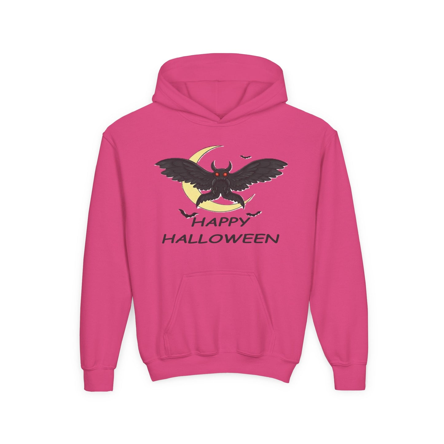 Mothman Halloween Youth Hoodie