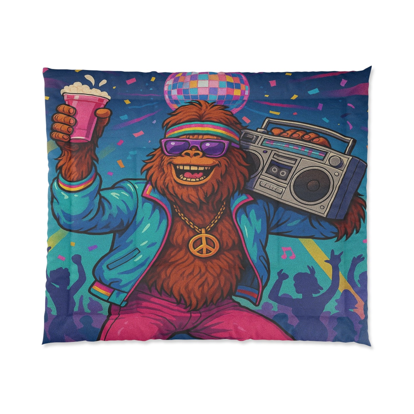 Disco Bigfoot Comforter
