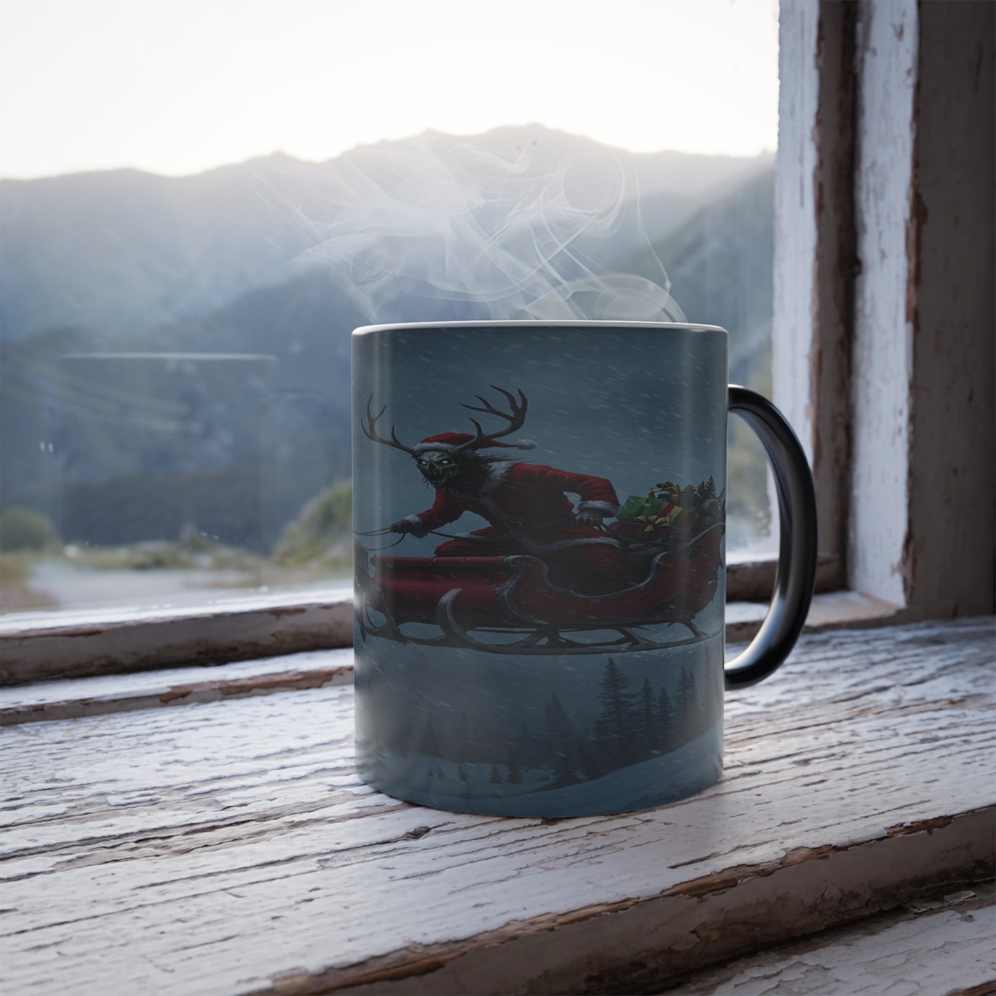 Wendigo Santa Color-Morphing Mug