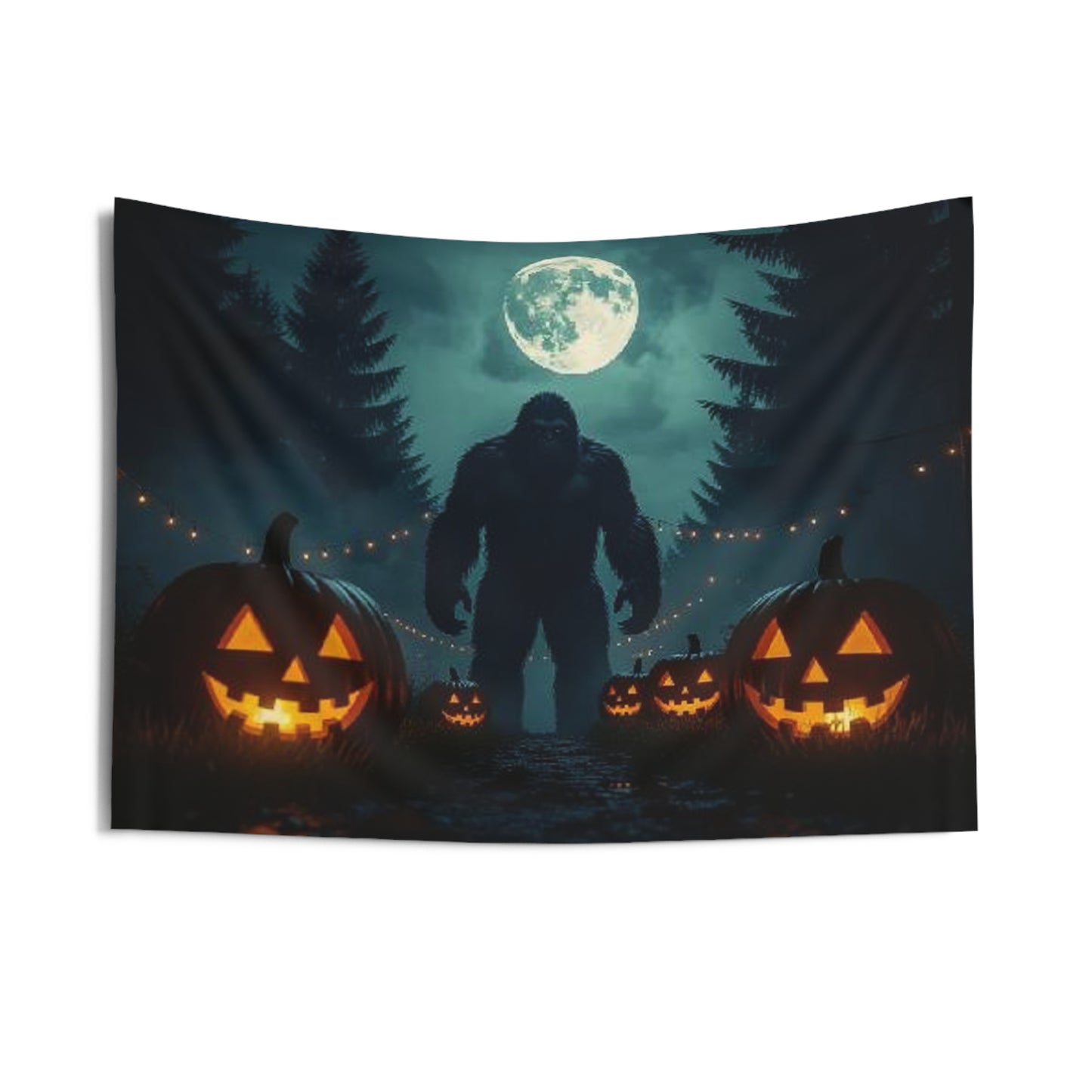 Bigfoot Halloween Tapestry
