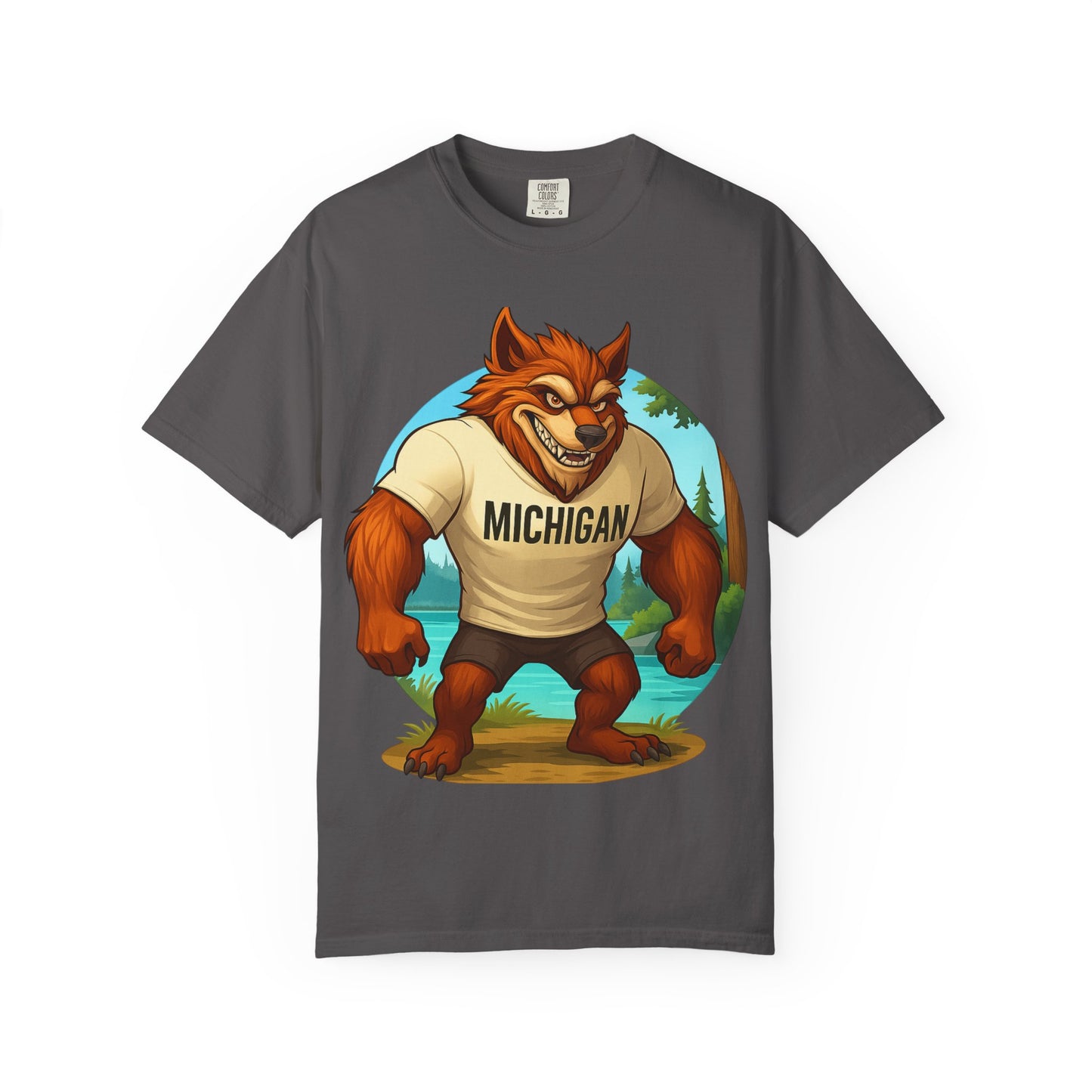 Womens Michigan Dogman Graphic T-Shirt