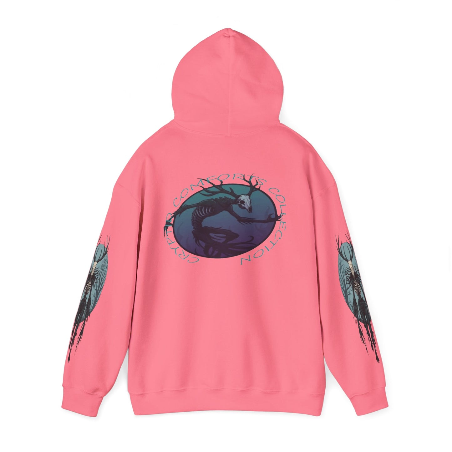 Womens Blue Wendigo Graphic Hoodie