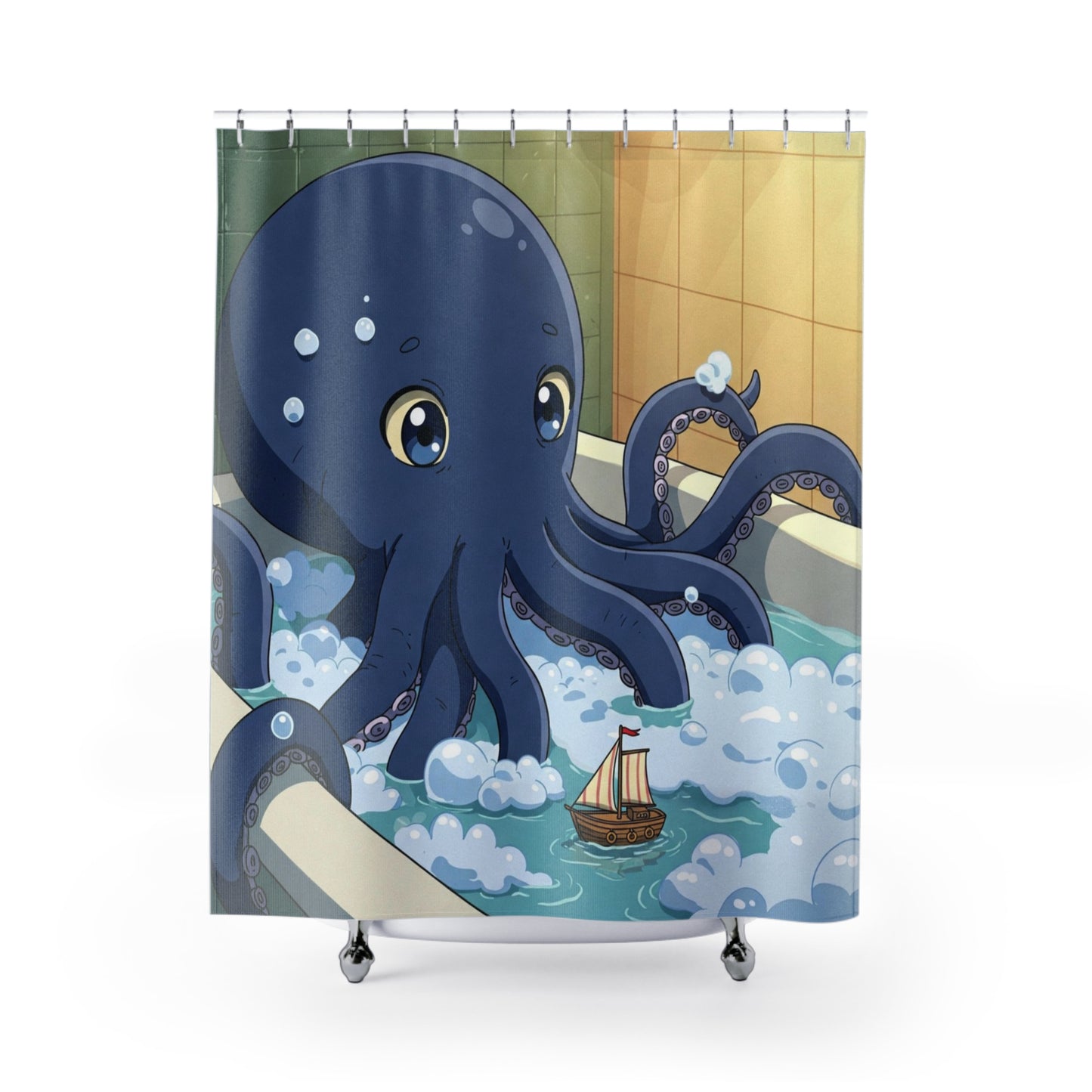 Kraken Shower Curtain