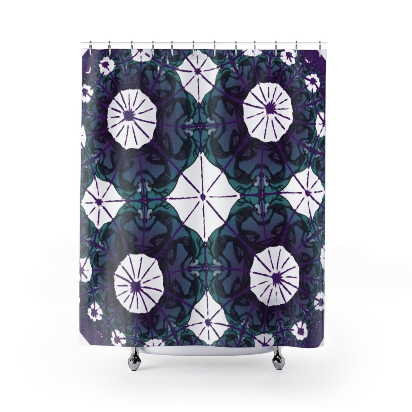 Kaleidoscope Wendigo Shower Curtain