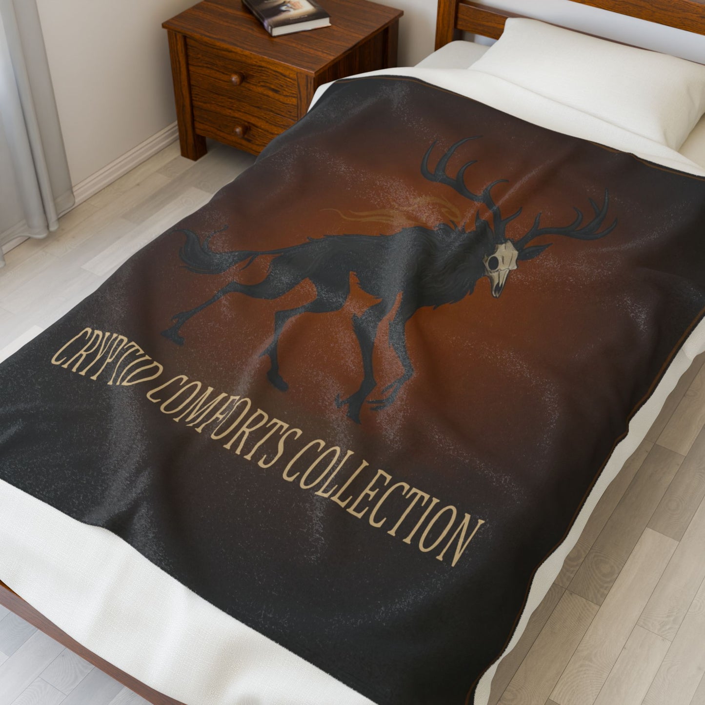 Cryptid Comforts Collection Velveteen Plush Blanket