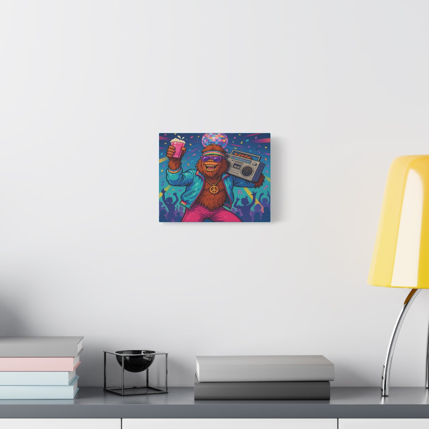 Disco Bigfoot Canvas