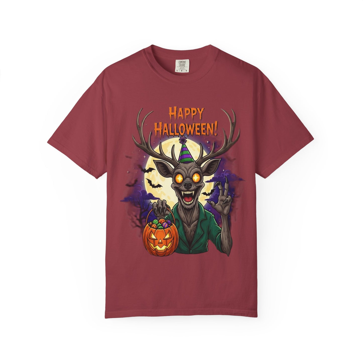 Womens Happy Halloween Wendigo T-Shirt