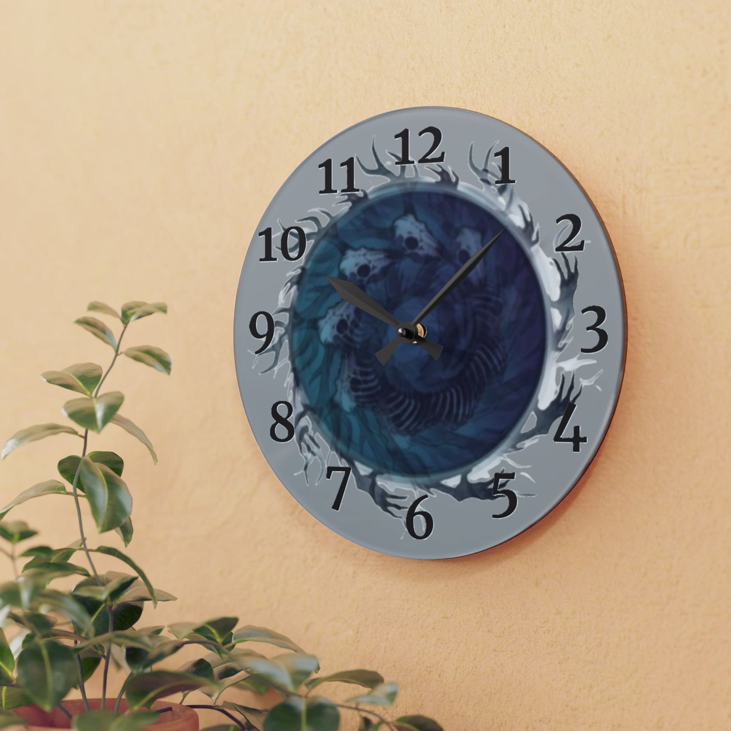 Twisted Wendigo Acrylic Wall Clock