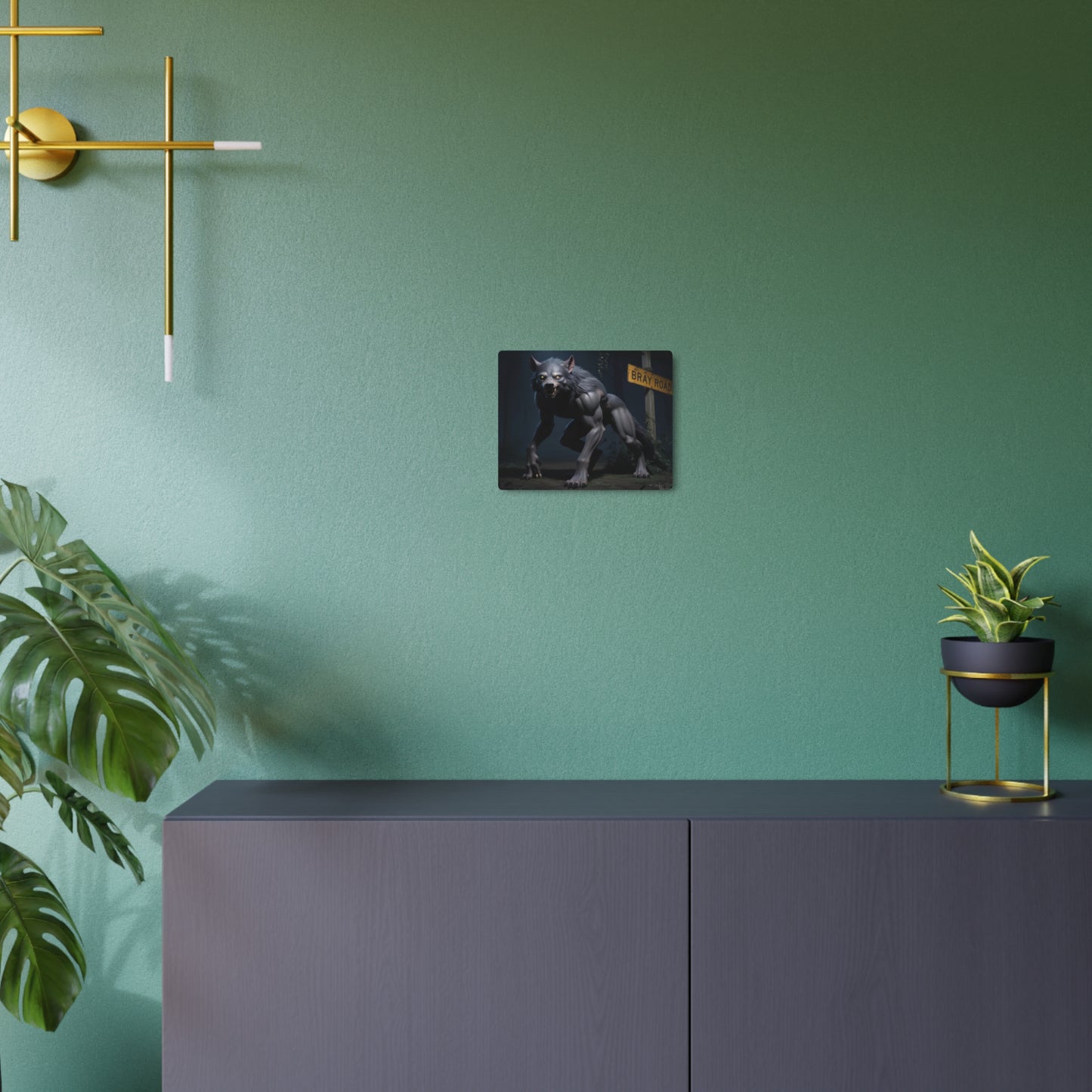 Beast of Bray Road Metal Sign