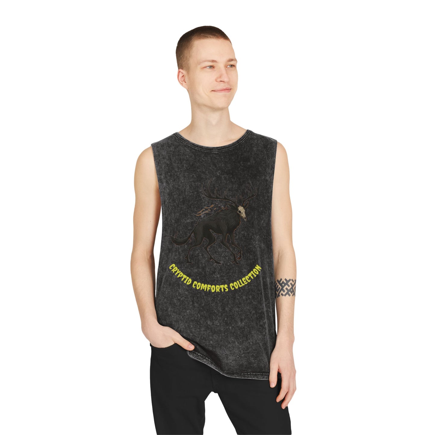 Womens Cryptid Comforts Collection Stonewash Tank Top
