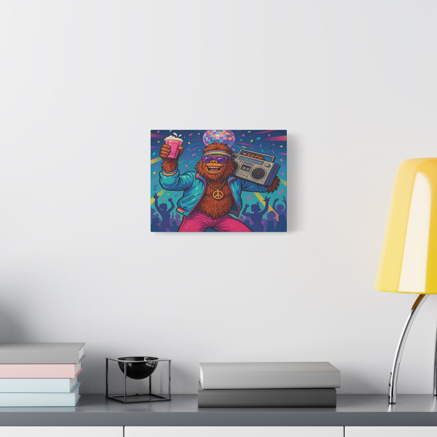 Disco Bigfoot Canvas
