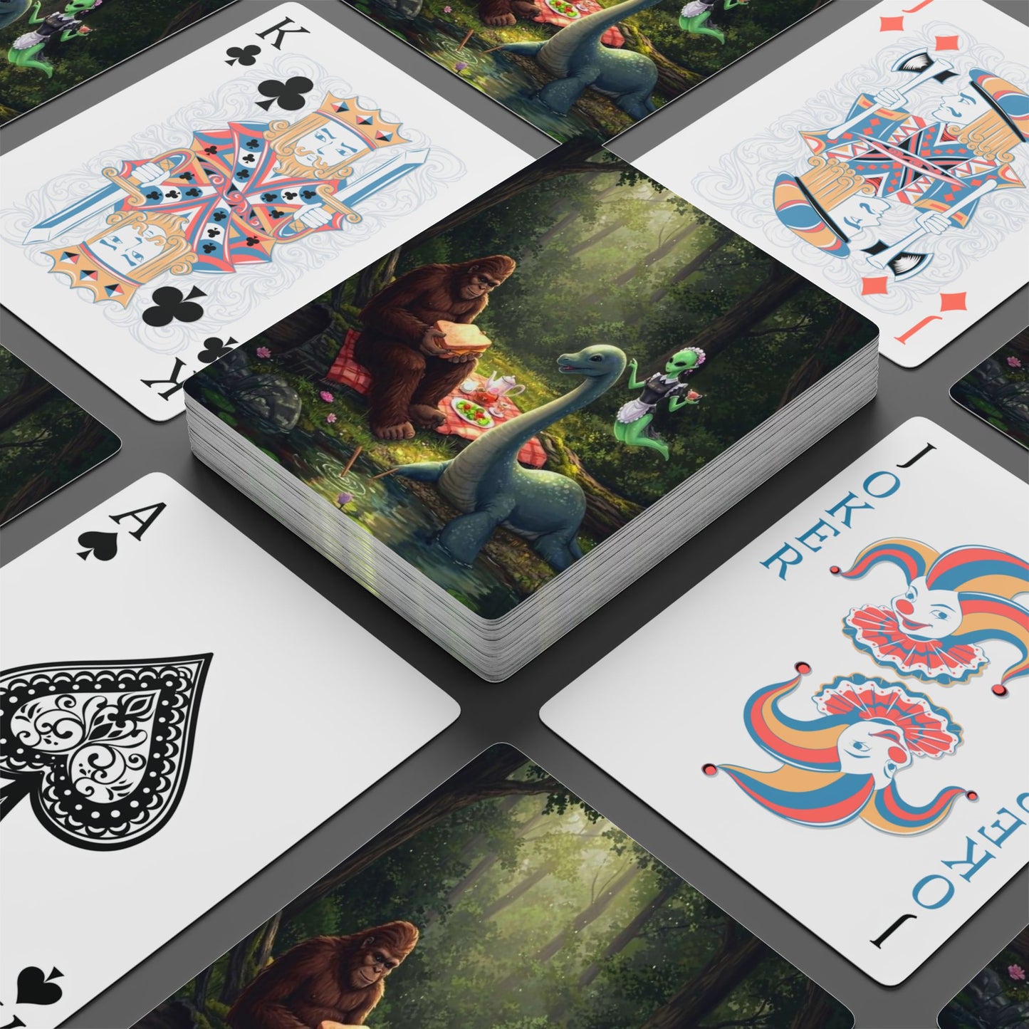 Cryptid Picnic Playing Cards