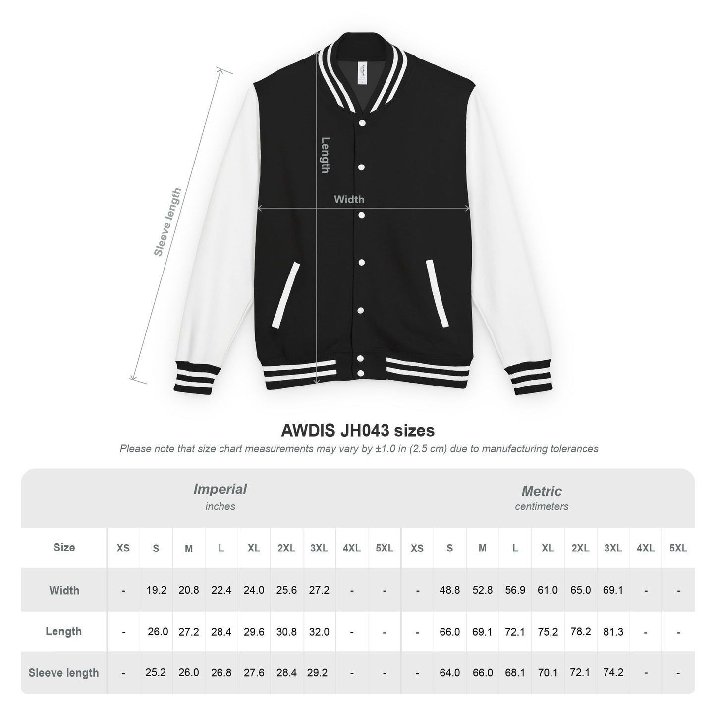 Mens Blue Wendigo Heavyweight Letterman Jacket