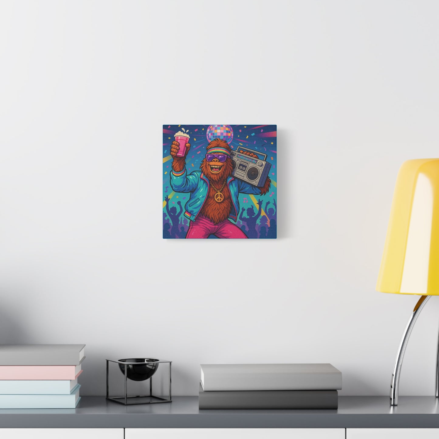 Disco Bigfoot Canvas
