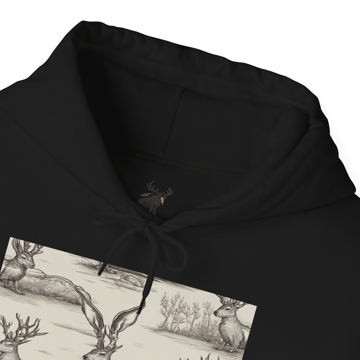 Mens Jackalope Hooded Sweatshirt