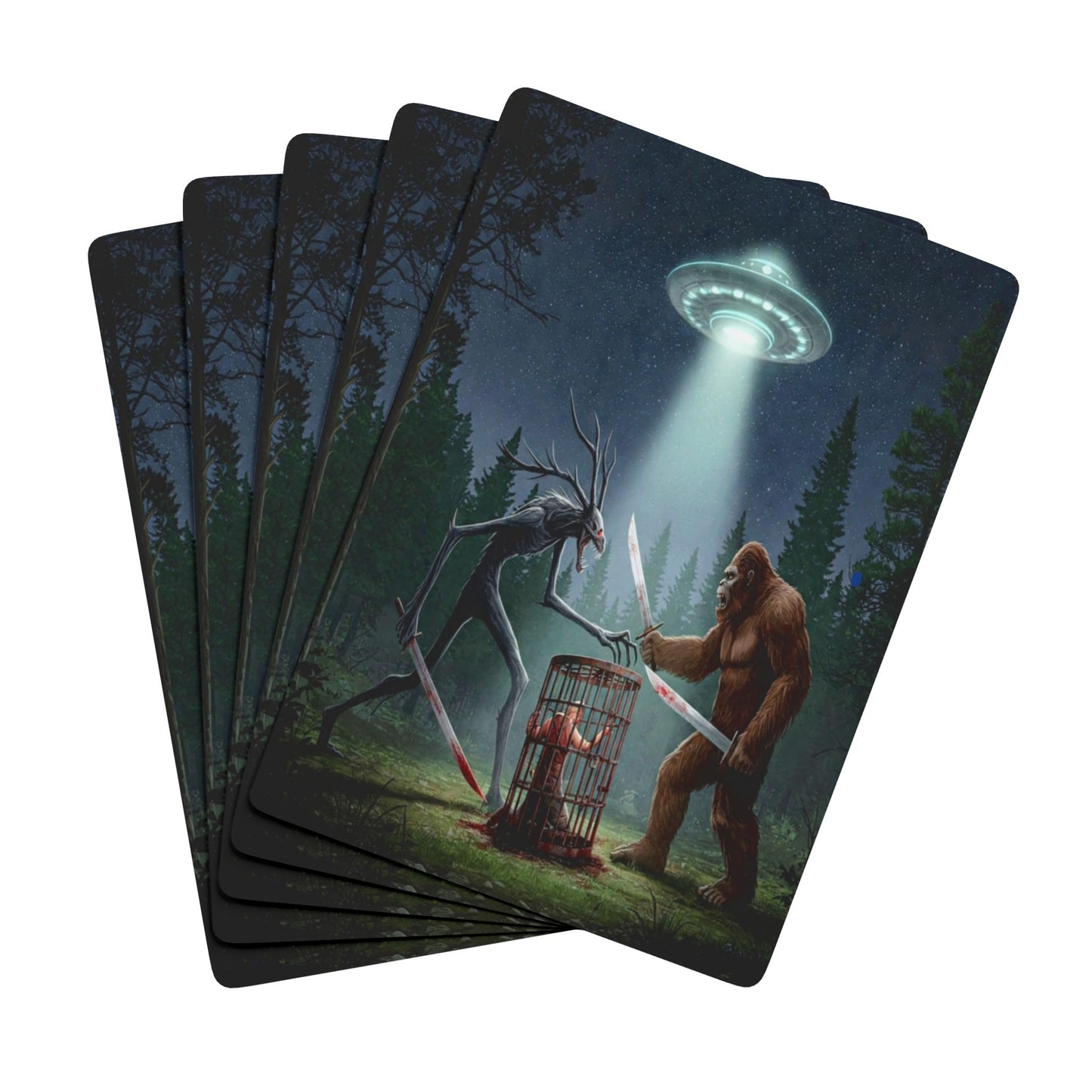 Cryptid Fight Playing Cards